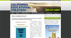 Desktop Screenshot of driversed4california.com